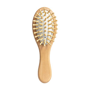 High Quality Ionic Bamboo Wooden Hair Comb Portable <b>Scalp</b> <b>Massage</b> Hair Care Comb Non-Damaging <b>for</b> Home & Travel Use - Product Image 2