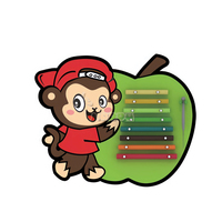 Customizable Cartoon-Themed Outdoor Percussion Instruments | Durable Aluminum Musical Playground Equipment for Kids