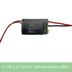 Module régulateur de tension <span class=keywords><strong>UBEC</strong></span> <span class=keywords><strong>10A</strong></span> 6-18S 5.2/7.4/12V <span class=keywords><strong>10A</strong></span> réglable, haute tension pour voiture RC, avion à voilure fixe, robot et UAV - Product Image 2