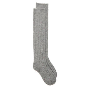 Chaussettes en laine mérinos haut de gamme Chaussettes pour femmes élégantes Chaussettes de mollet polyvalentes et simples - Product Image 1