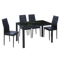 Ensemble de table et de chaises de salle à manger de qualité supérieure, moderne, 6 chaises, meubles de salle à manger