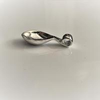 Pendentif cuillère pour bébé en argent Sterling 925, souvenir de bébé, cadeau d'anniversaire, collier mini commémoratif pour nouveau-né, cuillère sterling 925