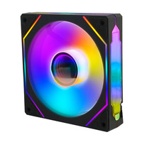 Ventilateur de boîtier d'ordinateur Pcooling, refroidisseur de processeur 120 mm RGB, refroidisseur de PC pour jeux, refroidisseur de processeur AM5, ventilateurs ARGB avec contrôleur, refroidisseur de processeur LGA 2011