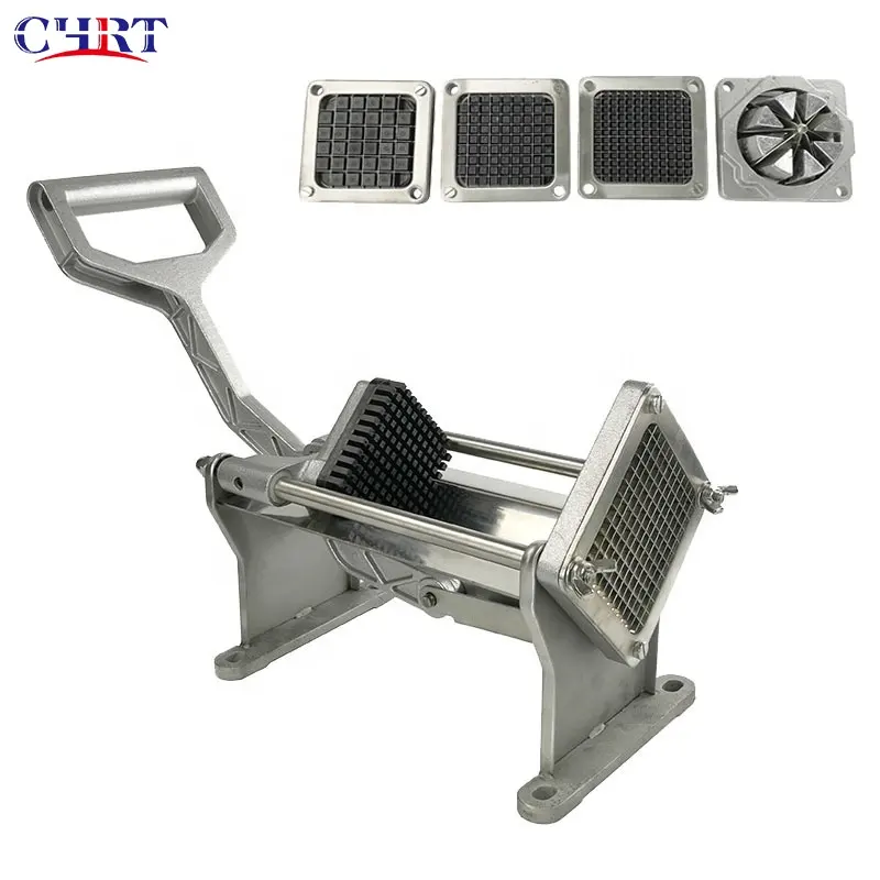 CHRT Commercial Manual Food Grade Manual Vegetable Sheader Potato Chips Cutting Machine Hand Potato Cutter