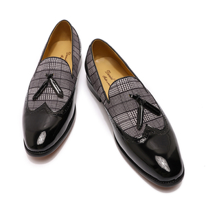 <span class=keywords><strong>Scarpe</strong></span> da <span class=keywords><strong>uomo</strong></span> classiche mocassini <span class=keywords><strong>con</strong></span> nappe da sposa in pelle Casual antiscivolo <span class=keywords><strong>con</strong></span> <span class=keywords><strong>scarpe</strong></span> da piede in pelliccia - Product Image 6