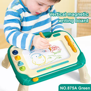 カスタム卸売子供アートグラフィティボードおもちゃミディアムスタンド色磁気絵画ボード消去可能描画ボードテーブル脚付き - Product Image 3