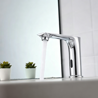 Robinet de lavabo automatique sans contact à détecteur de mouvement pour salle de bain