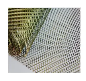 Expanded mesh outer mesh air filter galvanized golden mesh