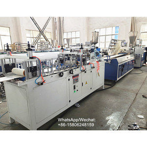 Nhựa uPVC PVC hồ sơ đùn dòng hình Nón Đôi vít máy đùn PVC Trần bảng điều chỉnh dây chuyền sản xuất - Product Image 4