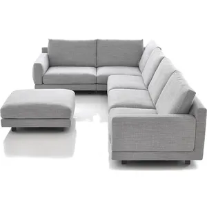 Modern Living Room Home Office Furniture Fabric Sofa Living Room Sofas U Shaped Sectional Couch