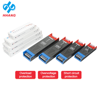 Nouvelle alimentation électrique linéaire à découpage HUAHANG H-CT-12/24 pour intérieur, AC/DC 12V/24V, 100W-400W, efficacité 90%, garantie 3 ans, ISO9001