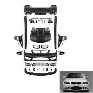 ชุดแต่ง E90 อัพเกรดเป็น M3 Bodykit ABS คาร์บอนไฟเบอร์ ชุดแต่งตัวถังรถยนต์ กันชนหน้า-หลัง สำหรับ E90 รุ่น 25Z-BP-BMWA001 ABS คาร์โบ - Product Image 1