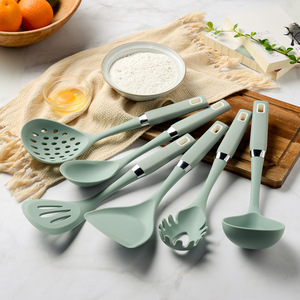 Kit de <span class=keywords><strong>Cuisine</strong></span> écologique en Silicone, haute qualité, accessoires ustensiles de <span class=keywords><strong>Cuisine</strong></span> durables, avec Logo personnalisé - Product Image 3