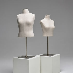 Mannequin de torse en tissu pour l'affichage de sous-vêtements, mannequin de robe en mousse pour le haut du corps, poupée mannequin de hanche - Product Image 3