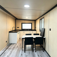 Casa Contenedor Expandible de 20 y 40 Pies Recién Mejorada, Casa Modular Móvil de 2 Dormitorios