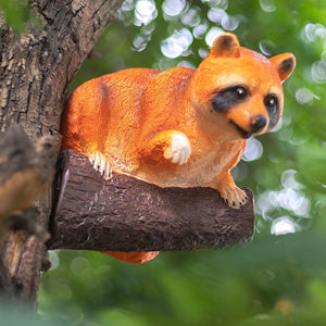 Lampe LED animaux pour le jardin Décoration de l'arbre de l'<span class=keywords><strong>immobilier</strong></span> Éclairage de paysage Raton laveur Décoration intérieure Applique murale pour l'extérieur Appliques murales - Product Image 1