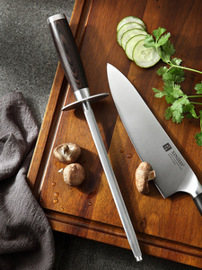 XINZUO Hign acciaio al carbonio Pakka legno coltello da cucina affilatrice asta accessorio cucina - Product Image 5