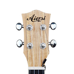 Ukelele de 21 Pulgadas al por Mayor, Cuerpo de Arce Rizado, Marca Aiersi de Alta Calidad, Logotipo Personalizado, Instrumentos Musicales Soprano Pineapple - Product Image 3