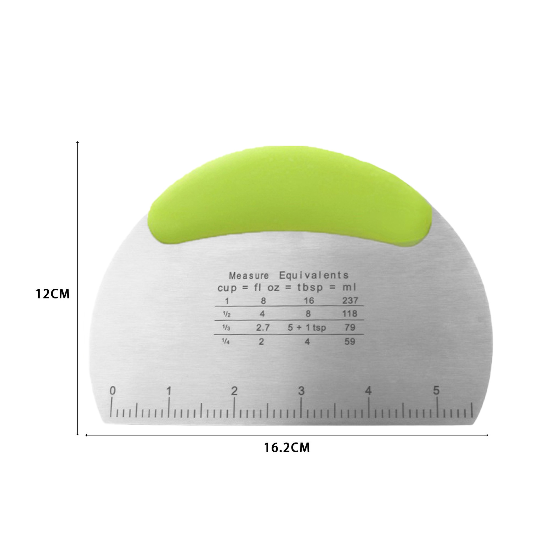 Green cutting knife-double sided scale-opp bag