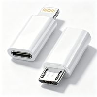 Adaptateur OTG Type C vers Micro USB, convertisseur, charge rapide, synchronisation des données, connecteur réversible, alliage d'aluminium nickelé, Mini
