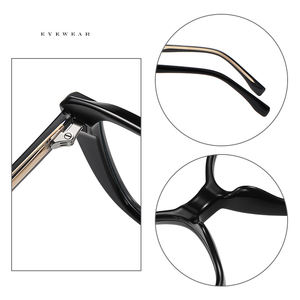 מרשם Ce מוסמך חדש מעצב מפרט רטרו אופטי משקפיים נשים גברים Spects גבירותיי משקפיים מסגרות משקפיים אצטט - Product Image 2