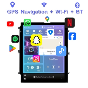 Zmecar Universal <strong>Android</strong> 9.7 Inch Big Vertical Screen Tesla Style GPS Navigator Reverse Camera Car DVD <strong>MP5</strong> <strong>Player</strong> - Product Image 2