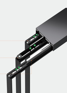 Cao cấp mộc mạc & phong cách hiện đại trượt Barn <span class=keywords><strong>Door</strong></span> phần cứng Kit không thấm nước hợp kim nhôm hoàn thành bề mặt cho phòng ngủ - Product Image 6