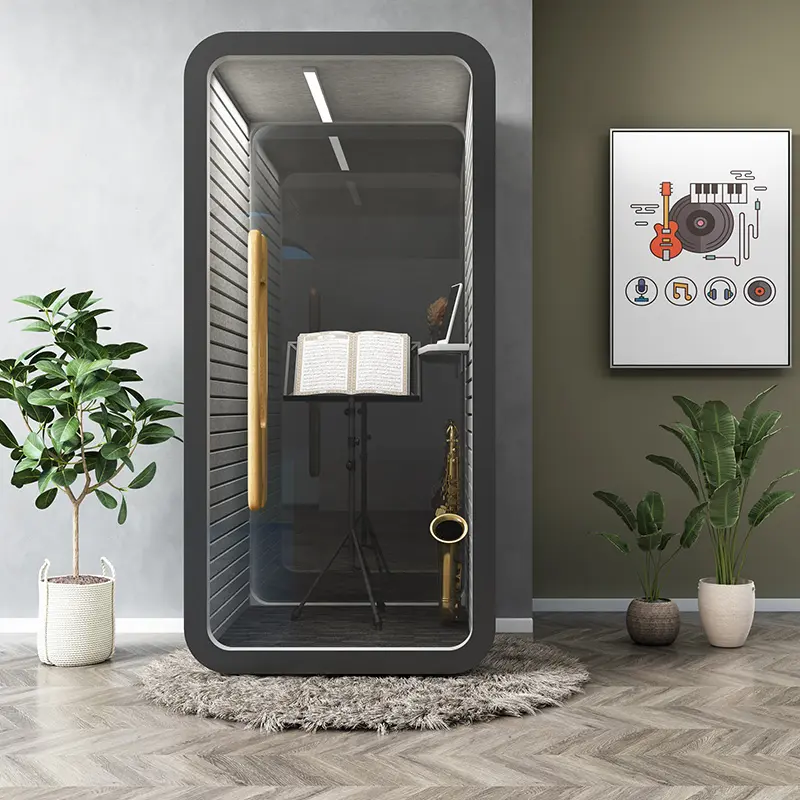 Meetco Eco-friendly Fast Assemble Telephone Office Pod Soundproof Office Phone Booth Meeting Office Pods