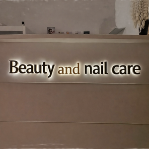 Enseigne lumineuse LED en métal 3D personnalisée pour les magasins de détail, les cafés, les boutiques de desserts, les salons de coiffure, les façades, les halls d'entrée - Product Image 6