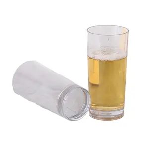 Ensemble de verres à eau pour whisky et vin Verres à boisson dure Tasses Tasse en plastique réutilisable