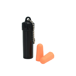 Bouchons d'oreilles en mousse réutilisables de sécurité pour le sommeil, certifiés AS/NZS SNR 38dB, ensemble de voyage 2020 <span class=keywords><strong>avec</strong></span> <span class=keywords><strong>filtre</strong></span> et étui métallique - Product Image 1