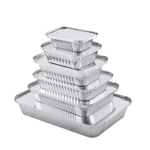 Aluminium Folie Container Karton Deckel Airline Mahlzeit Aluminium Folie Container Karton Deckel