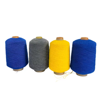 Usine 90 # Fil de caoutchouc naturel hautement élastique 7575, fil recouvert de polyester teint