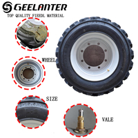 Geelanter 33/1550x16.5 Geländereifen mit Schaumstoff-Füllung für Radlader Grader Baufahrzeuge Naturkautschuk ECE