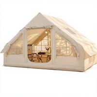 Tente de camping gonflable Aoxun quatre saisons, 4-8 personnes, installation instantanée, taille familiale, imperméable, coupe-vent, légère, portable, pour l'extérieur