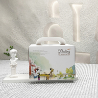 35X35 5 pouces fleur séchée Pastel Pop tranche emballage Mousse Pack mariée marié gâteau boîte