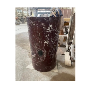 <span class=keywords><strong>Lavabo</strong></span> Circular Independiente <span class=keywords><strong>de</strong></span> Mármol Rojo Rosso Levanto, <span class=keywords><strong>Lavabo</strong></span> Elegante y Espacioso, <span class=keywords><strong>Lavabo</strong></span> <span class=keywords><strong>de</strong></span> Mármol Rojo <span class=keywords><strong>de</strong></span> Lujo - Product Image 1