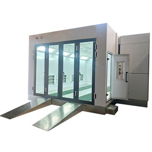 Cabine de pulvérisation de luxe 8m x 4.2m chauffage électrique/diesel cabine de <span class=keywords><strong>peinture</strong></span> de voiture entièrement porte en verre salle de <span class=keywords><strong>peinture</strong></span> de voiture - Product Image 3