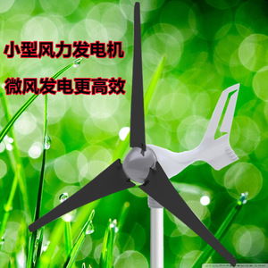 เครื่องกำเนิดไฟฟ้าพลังงานลมขนาดเล็ก 300W 24V ความเร็วลมเริ่มต้นต่ำ สำหรับไฟถนนพลังงานแสงอาทิตย์กลางแจ้งและการเฝ้าระวัง - Product Image 1