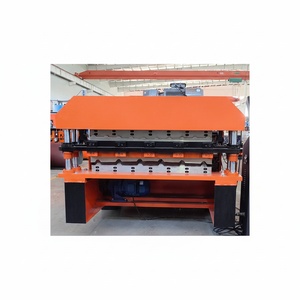 Machine à haute double couche pour la fabrication de toitures en métal ondulé Machine de fabrication de toitures en tuiles émaillées de bonne qualité - Product Image 1