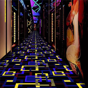 Alfombra de Pelo Cortado para Pub, Alfombra para KTV, Azul Wilton <span class=keywords><strong>en</strong></span> Existencia, Alfombra de PP para Decoración de Salas de KTV - Product Image 2