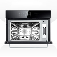 Four à vapeur encastrable exclusif transfrontalier 40L avec protection contre la surchauffe 2100W Options de prises UE/Royaume-Uni/Australie Tout-en-un