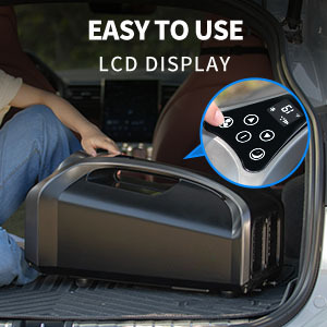 คอมเพรสเซอร์แอร์เคลื่อนที่แบบพกพา ใช้แบตเตอรี่ 24V สำหรับเต็นท์ รถยนต์ และใช้งานกลางแจ้ง - Product Image 3
