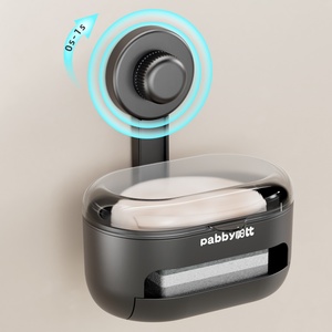Heavy-duty Minimalist Strong Suction Drain Rack Household Suction Cup <b>Bathroom</b> <b>Accessory</b> Wall Mounted Soap Dish - Product Image 1