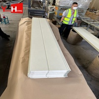 Panneaux d'isolation de sandwich à polyuréthane de mur extérieur isolés renforcés