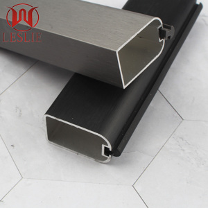 Barra de Soporte Cuadrada de Aluminio para Colgar Ropas en Armarios, de 12/18mm, para Montaje en Pared - Product Image 4