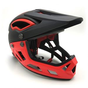Sẵn sàng giao hàng Mũ bảo hiểm xe đạp địa hình BMX MTB thiết kế mới dành cho người lớn, mũ bảo hiểm full <span class=keywords><strong>face</strong></span> dành cho xe đạp leo núi, xe đạp địa hình, xe đạp off-road - Product Image 1