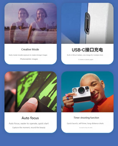 <span class=keywords><strong>Appareil</strong></span> <span class=keywords><strong>photo</strong></span> rétro semi-automatique moyen format professionnel Now Gen2 avec capture en un seul cliché et batterie au lithium noire - Product Image 4