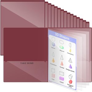 Thư mục nhựa trong suốt, được sử dụng để liên lạc giữa giáo viên và phụ huynh, đồ dùng học tập. - Product Image 1