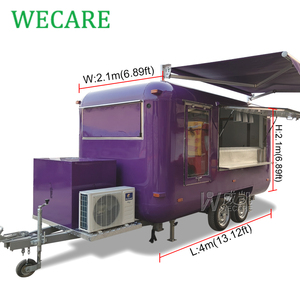 รถขายอาหารเคลื่อนที่ Wecare พร้อมอุปกรณ์ครัวครบครัน สำหรับขายฮอทดอก ขนม กาแฟ และอาหารอื่นๆ - Product Image 2